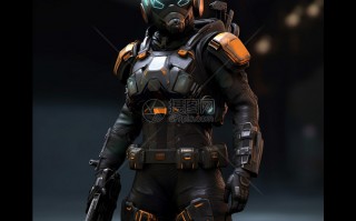 末日科技头像 末日铠甲｜插画 壁纸 头像 签名 素材